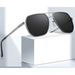 40,000 Kilometers Polarized Color Changing Men's Metal Driver Driving UV Protection Sunscreen Sunglasses_voghion.com