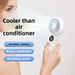 Új kézi kis ventilátor töltő modell hosszú akkumulátor-élettartamú USB nagysebességű MINI ventilátor nagy szél digitális kijelző_voghion.com