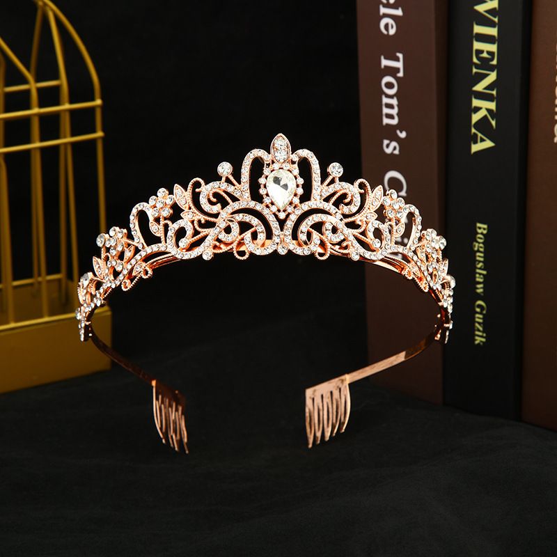 Braut Strass Krone Exotische Kopfschmuck Wald Temperament Haar Zubehör Weibliche Bühne Party Krone_voghion.com