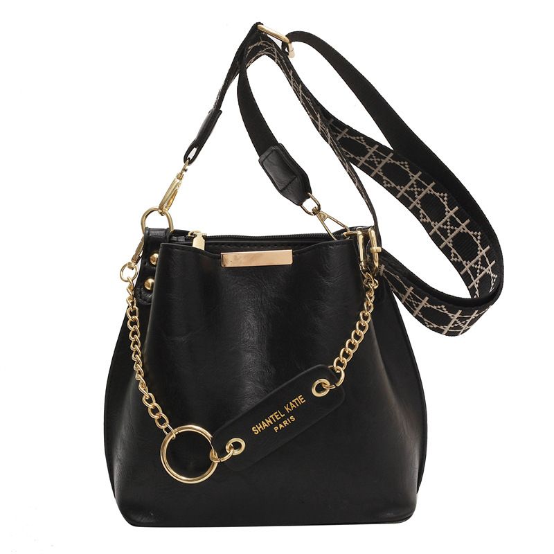 Sacs pour femmes nouvelle mode d'été simple une épaule bandoulière portable sac seau_voghion.com
