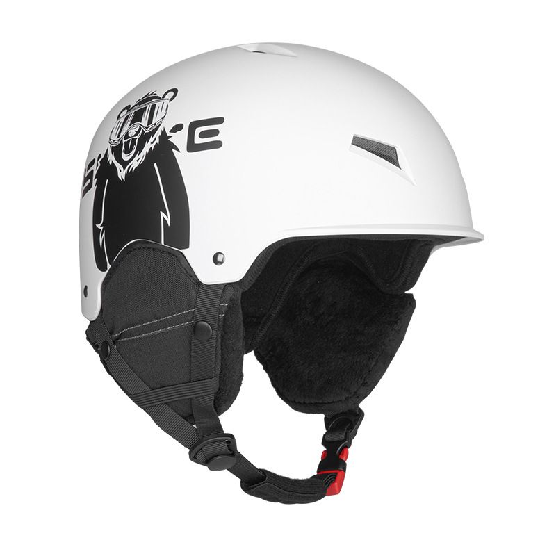Skihelm für Erwachsene, Fallschutz, warm, geeignet für Einzel- und Doppelboard_voghion.com