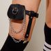 Strumpebandsklämma Jk-kedja, Kvinnlig lårögla, Punk söt rem, Sidendekoration, Strumpbensrem_voghion.com