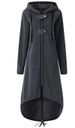 Men's Fleece-Lined Hooded Zip-Up Long Coat – Warm Layering Jacket (Black/Dark Gray, S-XXXXXL)_voghion.com