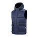New Large Hooded Cotton Vest For Men, Thickened With Velvet For Autumn And Winter, Three Dimensional Pocket, Loose And Warm Vest_voghion.com