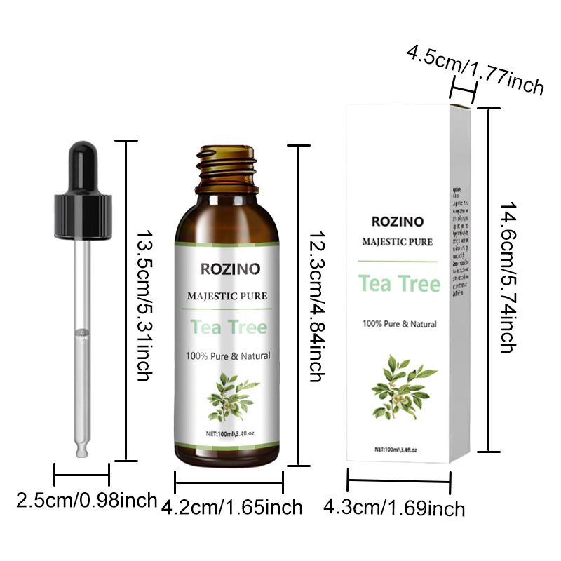 Tea Tree Natural Single Formula Plant Moisturizing, Soothing and Moisturizing Skin Massage Essential Oil_voghion.com