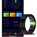 R12M Smart Ring Health Sleep Heart Rate Monitoring IP68 5ATM Waterproof Step Distance Calorie Counting Multi Sport Modes_voghion.com