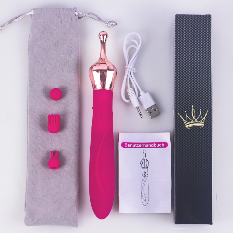 Motor 2-in-1 Dual High-Frequency G-Point Vibrator Dildo Rapid Orgasm Clintoris Stimulator Masturbation Mas_voghion.com