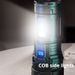 7-LED-Cross-Border-Outdoor-COB-Multifunktions-Taschenlampe mit wiederaufladbarem Lithium-Akku, langer Akkulaufzeit und starker Leuchtkraft_voghion.com