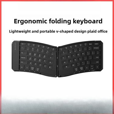 Folding Bluetooth Keyboard Wireless Ultra-thin Silent Tablet Notebook Portable Mini Special-shaped Ergonomic Office_voghion.com
