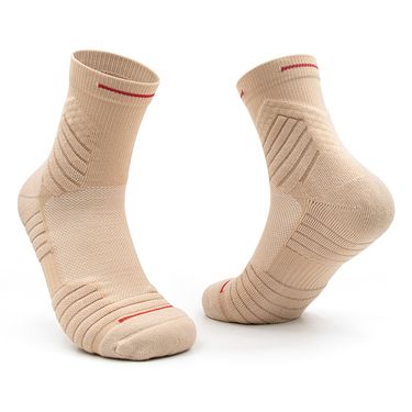 Shoe Accessories Combat Basketball Socks Men's Non Slip Breathable Mid Tube Socks Thick Towel Bottom Sports Socks Solid Color Running Socks_voghion.com