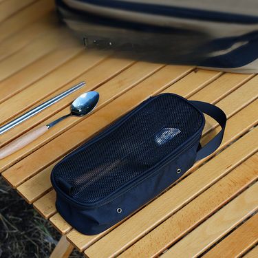 ISE MOUNT Outdoor Multi-Functional Cutlery Storage Detachable Draining Portable Toiletry Miscellaneous Bag_voghion.com