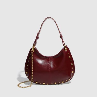 Women's Bags New Fashion Trend Underarm Bag Rivet Handbag Chain Shoulder Messenger Women's Bag Factory_voghion.com