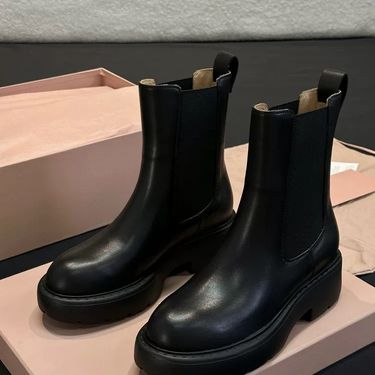 British Style Thick-Soled Martin For Women, Autumn And Winter 2025 New Short Tube Chimney Boots, Slimming Versatile_voghion.com