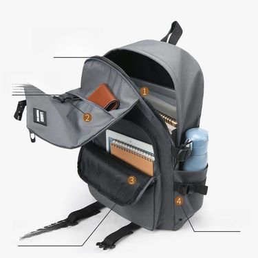 Male College Students, Men's Daily Backpack, Korean Version, Simple Hundred Traveling_voghion.com