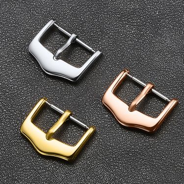 Watch Accessories Stainless Steel Watch Buckle Button Triangle Buckle Pin Buckle Watch Accessories Stainless Steel Fine Polishing 12mm 20mm_voghion.com