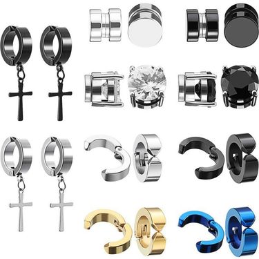 simple fashion earrings without earholes magnet earrings trendy excellent titanium steel earrings_ipsvogv.com