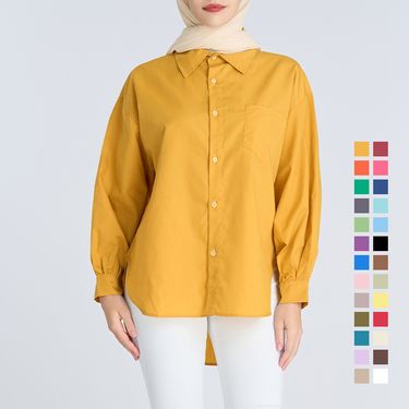 Women's basic long-sleeved shirt women Malaysia_voghion.com