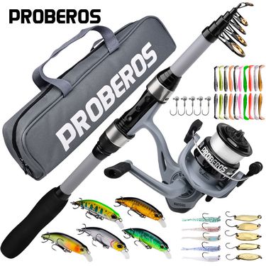 Portable Sea Rod Set, Long Distance Casting Rod, Mini Fishing Rod, Fishing Reel, Fishing Line, Bait, Fishing Rod, Full Set Of Sea Rod Set_voghion.com