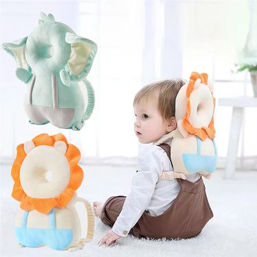 Baby Head Protection Backpack Pillow Toddler Head Safety Pad Cushion Anti-fall Head Protection Pillow Highly Elastic Breathable_voghion.com