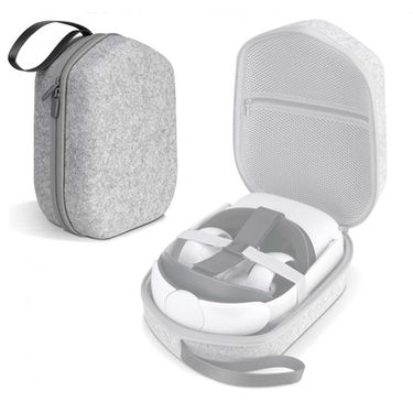 Portable VR Glasses Storage Case For Oculus Quest 2(Gray)_voghion.com