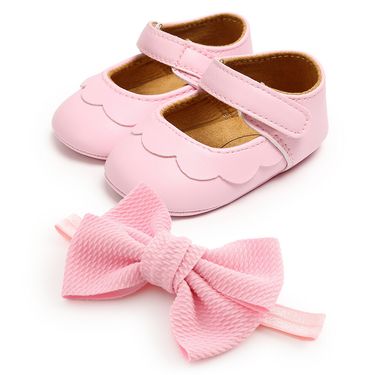 Mother & Kids Butterfly PU soft sole toddler shoes baby shoes baby princess shoes small shoes_voghion.com