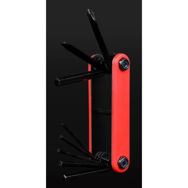 Mountain combination 8-in-1 multifunctional folding hexagonal road bike portable repair tool_voghion.com