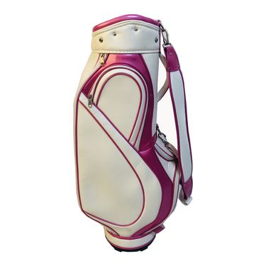 Peter Allis Pink PU Waterproof Women's Golf Bucket Bag_voghion.com