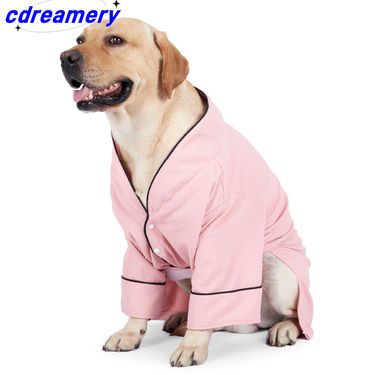 Dog Bathrobe Fashion Dog Pajamas Absorbent Towel For Small Medium Large Dog Bath Robe Nightgown Dog Clothes Fast Dry Accessori_voghion.com