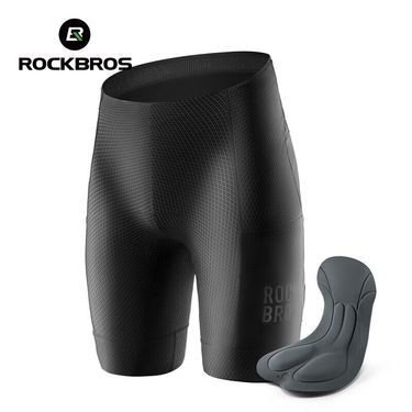 ROCKBROS Men's Cycling Shorts Breathable Short Cycling Shorts 3D Seat Pad Shorts_voghion.com