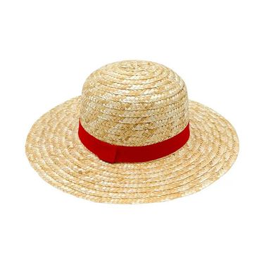 Hot Sale Luffy Straw Anime One Piece cospaly Adult and Children's Outdoor Sunshade Beach Hat Unisex_voghion.com
