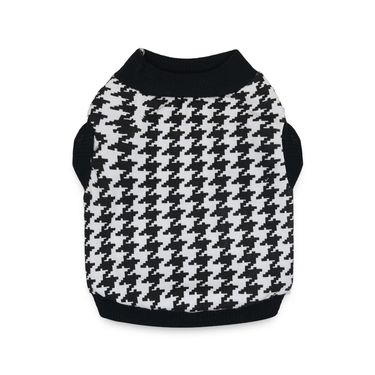 Clothing Dog Clothes Halloween Printed Houndstooth Pet Vest Spring And Summer Style_viptrois.com