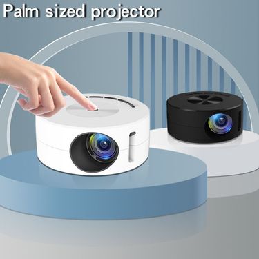 YT200 Mini Home Portable Small Phone Cable Same Screen Projector_voghion.com