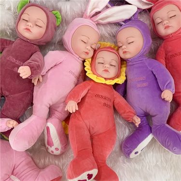 Emulated Baby Adorable Newborn Lifelike Sleeping Toys Soothing Girls_voghion.com