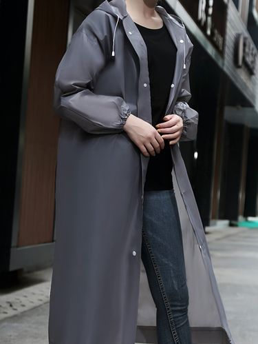 Waterproof and Windproof Adult Rain Jacket - Full Body Coverage for Outdoor Activities - Portable and Durable Raincoat_voghion.com