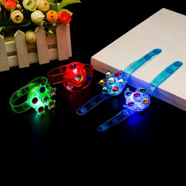Cartoon light up bracelet Flash creative spinning gyro watch with gift_voghion.com