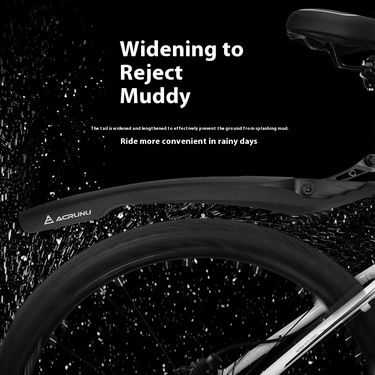 ACRUNU bicycle mountain bike wheel fully wrapped tile rear mudguard 26 inch rain shield_voghion.com
