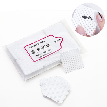 Lint Free Nail Polish Magic Remover Cotton Wipes UV Gel Polish Remover Cleaner Paper Pad Nail Art Cleaning Manicure Tools Tips_mkmklike.com