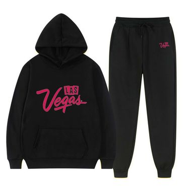 2024 Autumn/Winter New Hooded Printed Sweater Men's Leisure Sports Set_voghion.com