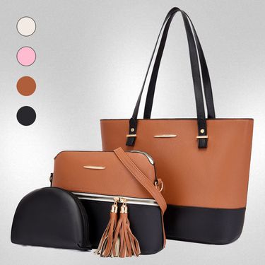 Women's mother and child bags, atmospheric three piece set, one shoulder crossbody handbags for women_voghion.com