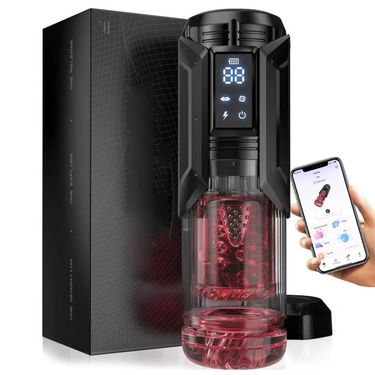 APP LED Automatic Male Masturbator Cup 7 Sucking Rotating Licking Thusting Modes Pocket Pussy Stroker Blowjob Sex Toys_voghion.com