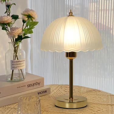 Creative Long-lasting Bedside Table Lamp Glass Crystal Decoration Charging Touch Bedroom Table Lamp Home Decoration_voghion.com