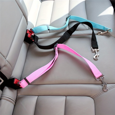 1pc Car Pet Dog Cat Adjustable Vehicle Safety Seatbelt Seat Belt Harness Lead_voghion.com