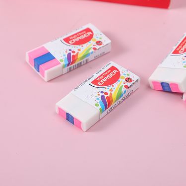 Vibrant Rainbow Erasers For Students - Creative Art Exam Drawing Erasers, Fun Stationery Gift For Kids & Adults_voghion.com