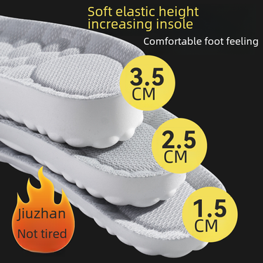 Heightened insole for boys and women stepping on excrement PU full pad thickened insole soft bottom not tired feet comfortable soft back pad Leisure_voghion.com