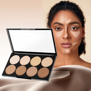 Bronzers & Highlighters Eight Color Contour Powder Makeup Highlight Shadow Powder Nose Shadow Powder Side Shadow Powder Easy To Color Foundation_voghion.com