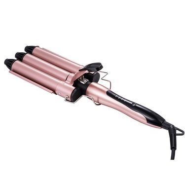【2024 New】M-103 Egg Roll Hair Curler Four-Level Temperature Adjustable Big Waves Three-Tube Curling Iron_voghion.com