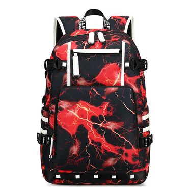 2025 New Men's Fashion Trend Printing Elements Large Capacity College Backpacks_voghion.com