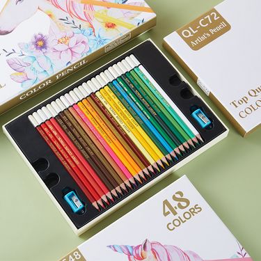 Professional 120-Color Oil-Based Colored Pencils Set For Drawing, Sketching & Art Projects - Vibrant Pigments, Smooth Laydown, Wooden Case_voghion.com
