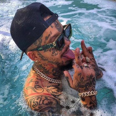 Sunglasses men's square large frame personality Sunglasses millionaire fashion glasses_mkmklike.com