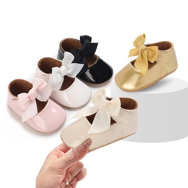 Mother & Kids Bowknot front shoes soft sole shoes baby girl 1 year old toddler shoes cute princess baby shoes spring and autumn baby shoes_voghion.com